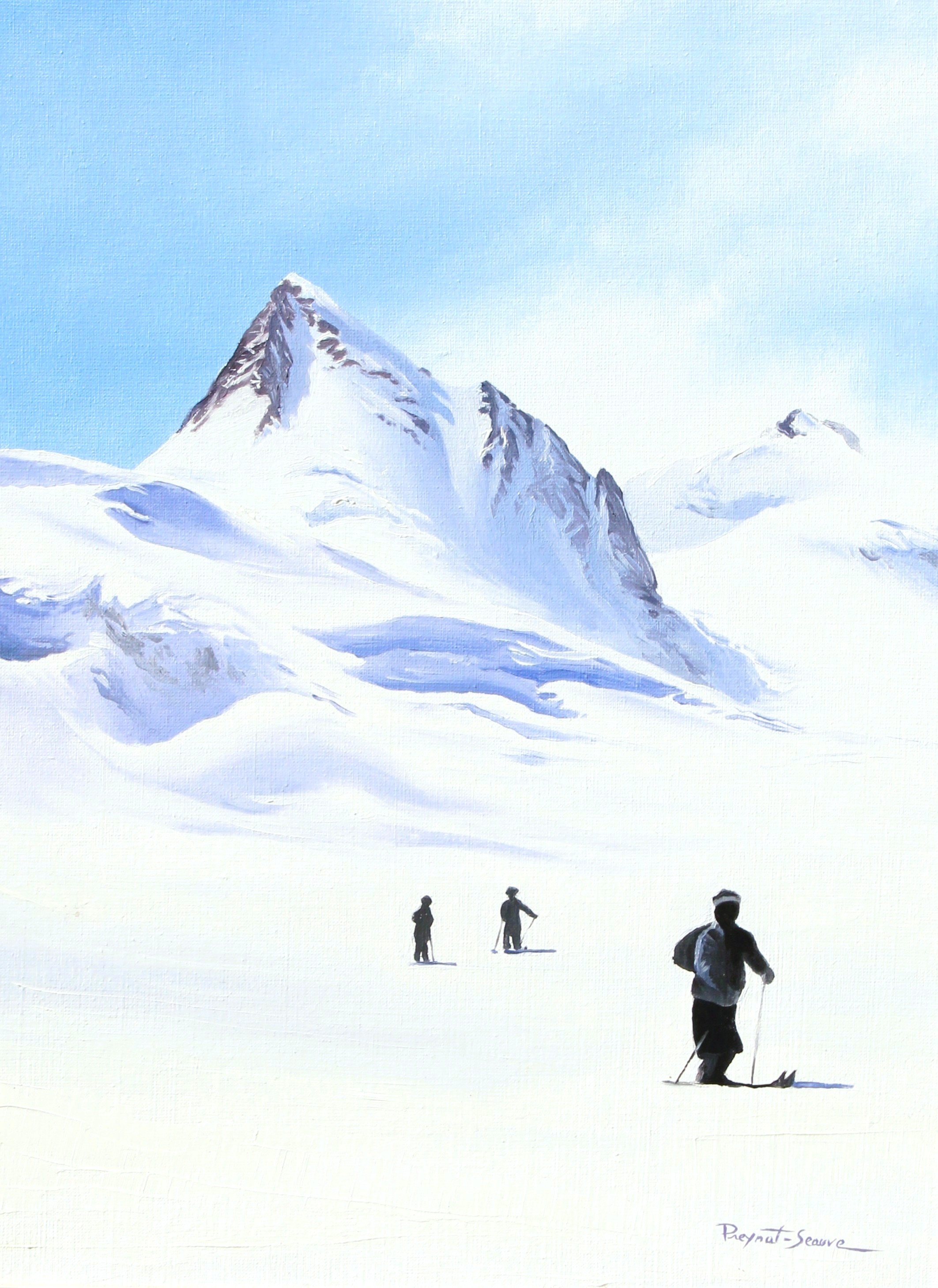 Ski de printemps en 1954